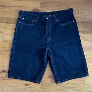 Mens Levi's Dark Wash Shorts